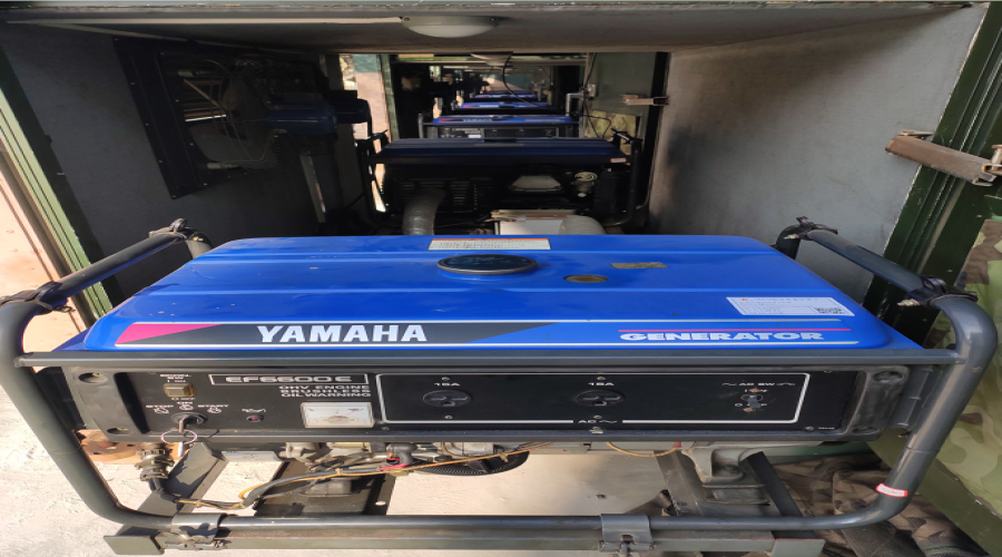 雅馬哈發(fā)電機(jī)EF6600E交付某部隊